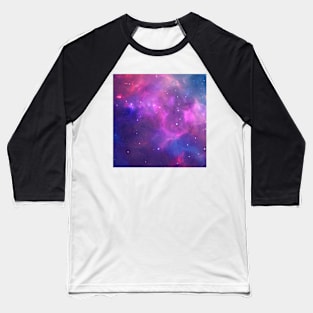 Space With Pink Clouds Baseball T-Shirt